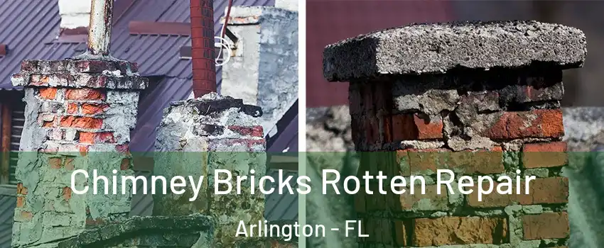 Chimney Bricks Rotten Repair Arlington - FL