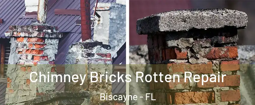 Chimney Bricks Rotten Repair Biscayne - FL