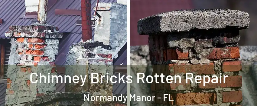 Chimney Bricks Rotten Repair Normandy Manor - FL