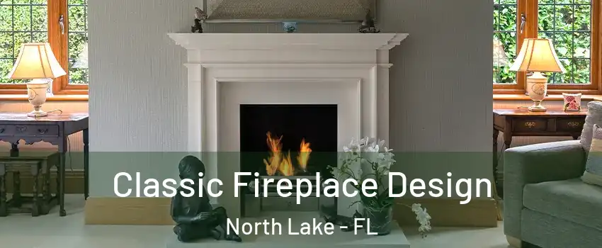 Classic Fireplace Design North Lake - FL