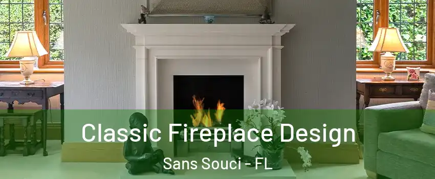 Classic Fireplace Design Sans Souci - FL