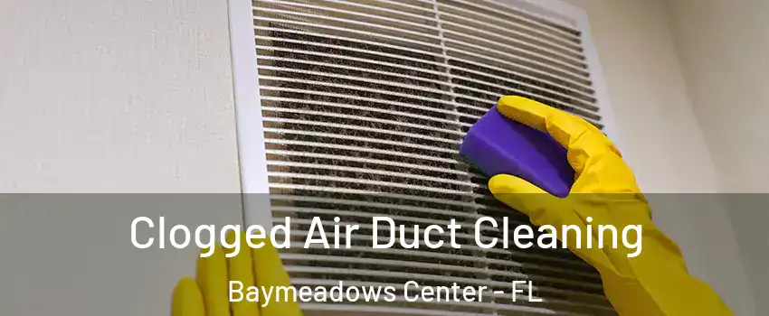 Clogged Air Duct Cleaning Baymeadows Center - FL