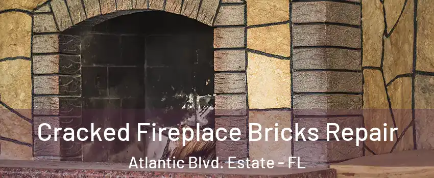 Cracked Fireplace Bricks Repair Atlantic Blvd. Estate - FL