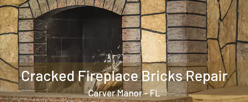 Cracked Fireplace Bricks Repair Carver Manor - FL