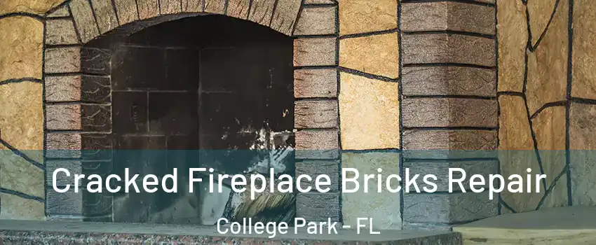 Cracked Fireplace Bricks Repair College Park - FL