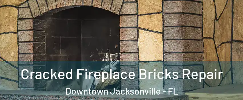 Cracked Fireplace Bricks Repair Downtown Jacksonville - FL