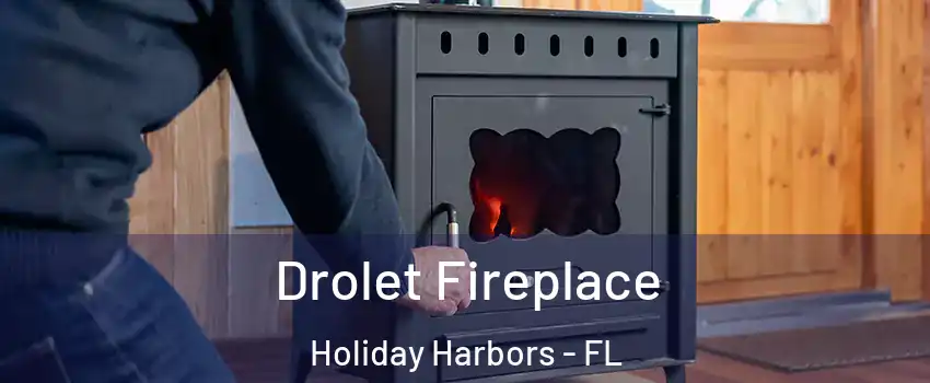 Drolet Fireplace Holiday Harbors - FL