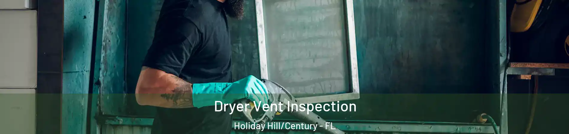 Dryer Vent Inspection Holiday Hill/Century - FL