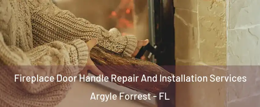 Fireplace Door Handle Repair And Installation Services Argyle Forrest - FL