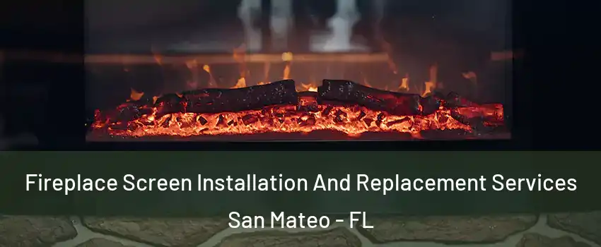 Fireplace Screen Installation And Replacement Services San Mateo - FL