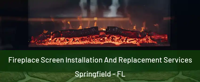 Fireplace Screen Installation And Replacement Services Springfield - FL