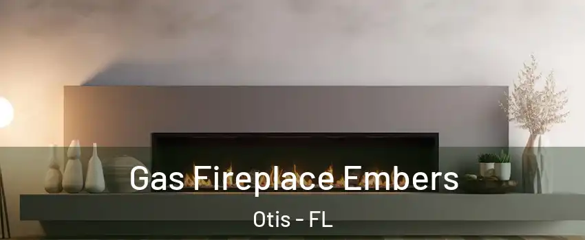 Gas Fireplace Embers Otis - FL