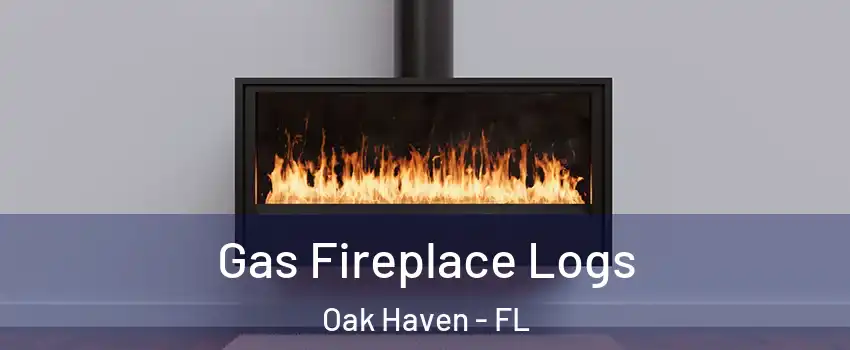 Gas Fireplace Logs Oak Haven - FL