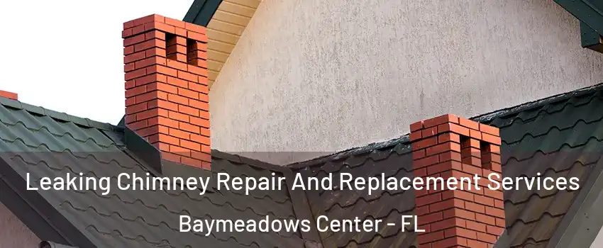 Leaking Chimney Repair And Replacement Services Baymeadows Center - FL