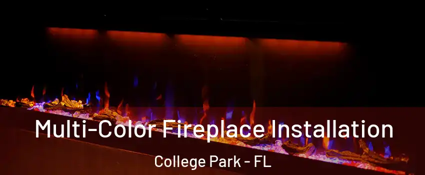 Multi-Color Fireplace Installation College Park - FL