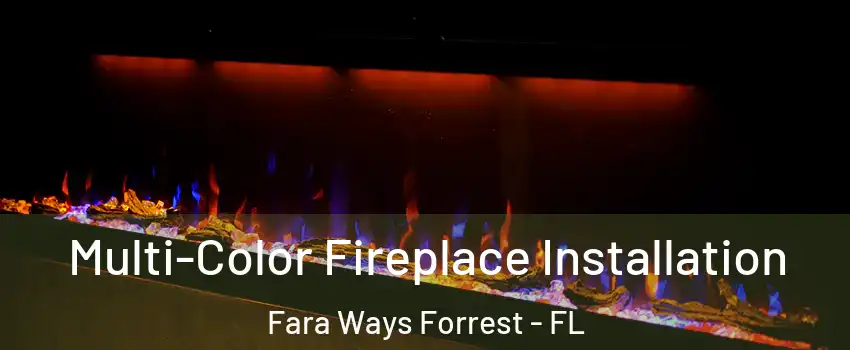 Multi-Color Fireplace Installation Fara Ways Forrest - FL