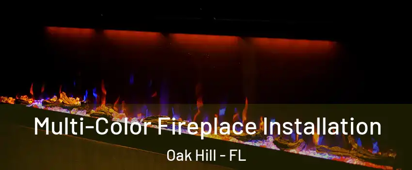 Multi-Color Fireplace Installation Oak Hill - FL