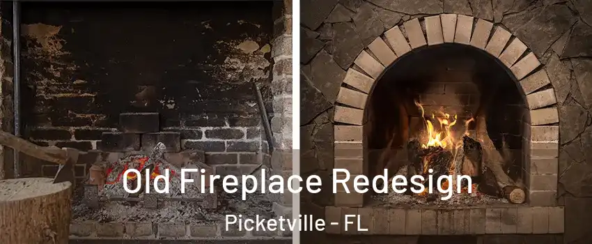 Old Fireplace Redesign Picketville - FL