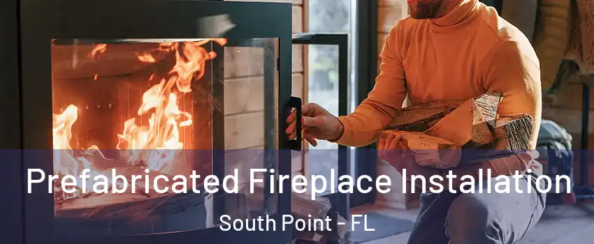 Prefabricated Fireplace Installation South Point - FL