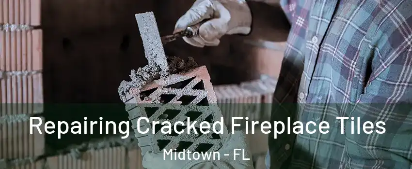 Repairing Cracked Fireplace Tiles Midtown - FL