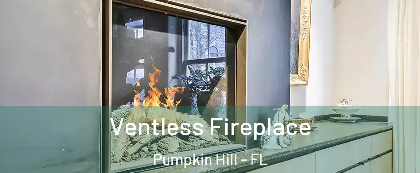 Ventless Fireplace Pumpkin Hill - FL